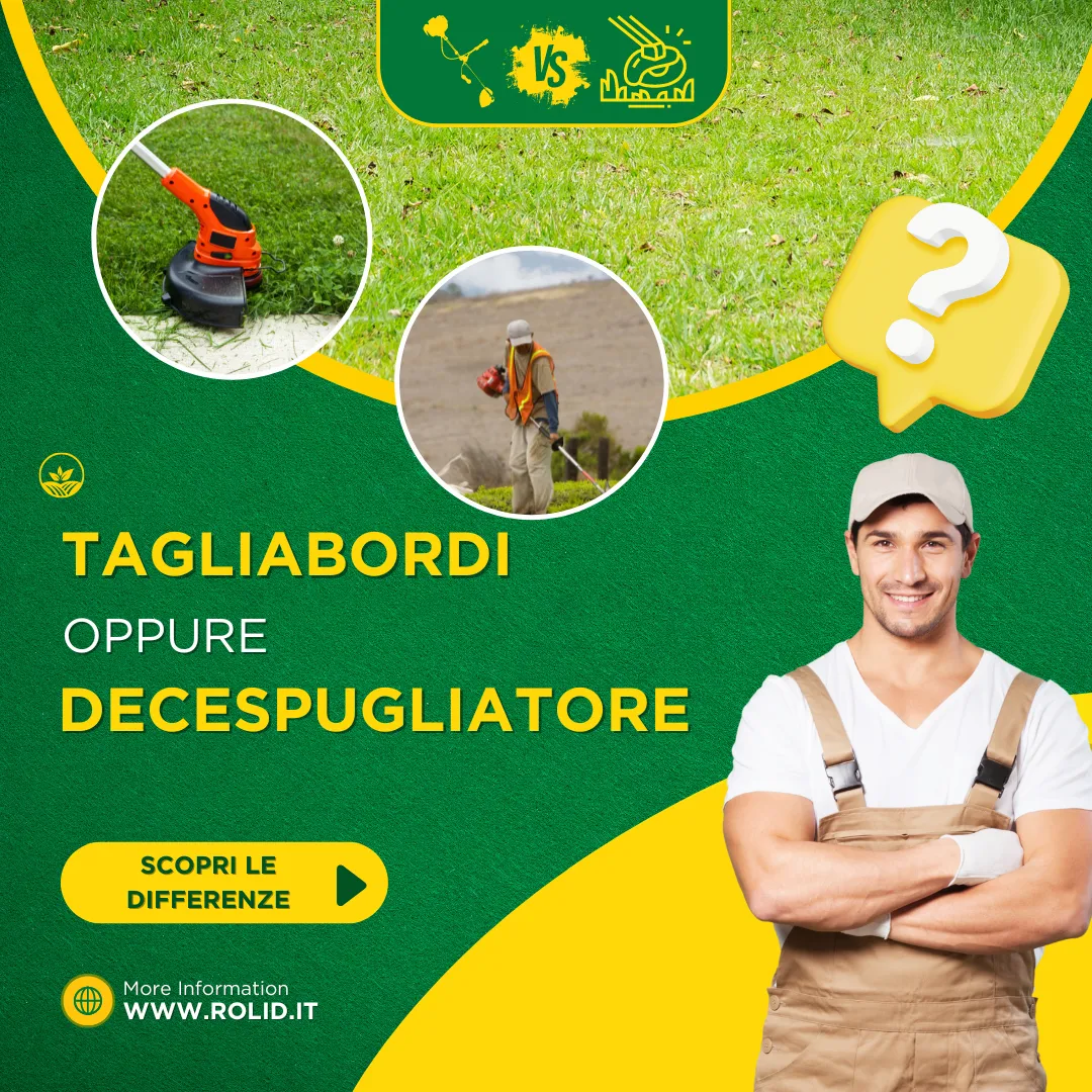 differenza tra tagliabordi e decespugliatore